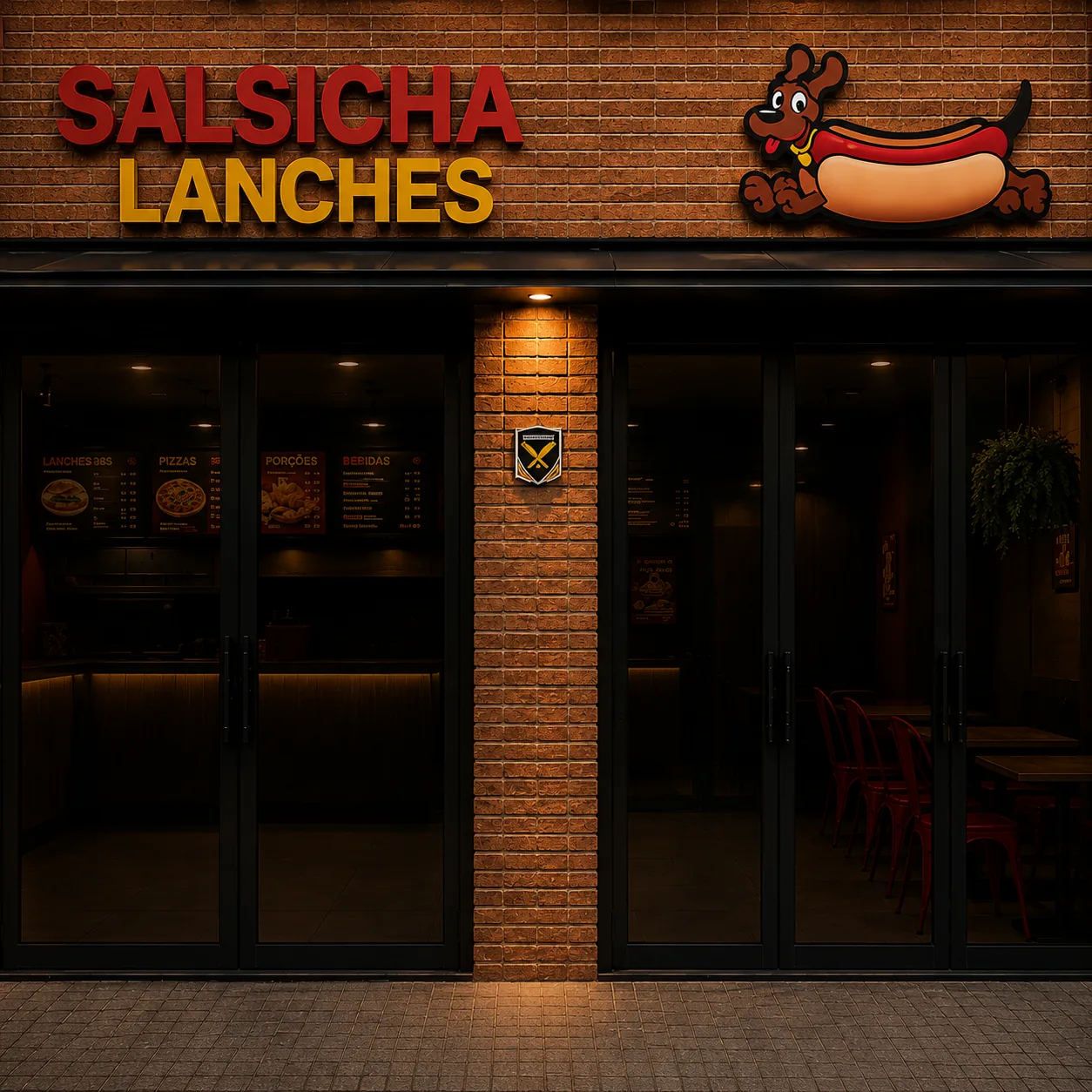 Fachada da Salsicha Lanches